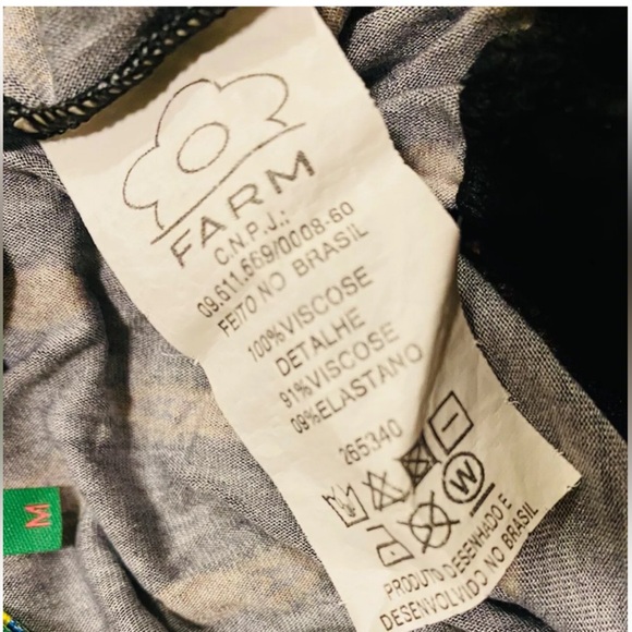 Authentic Farm Rio Bohemian RARE pineapple pattern jersey bodysuit top SMALL - Picture 6 of 8